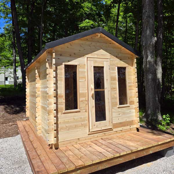Leisurecraft CT Georgian Cabin Sauna with Changeroom