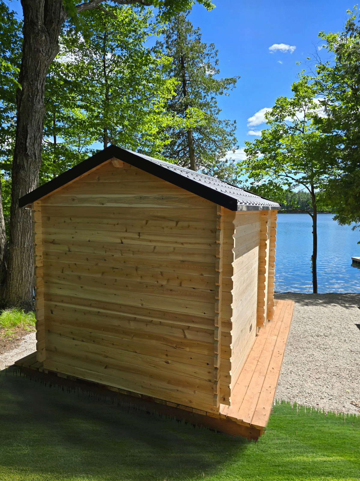 Leisurecraft CT Georgian Cabin Sauna with Changeroom
