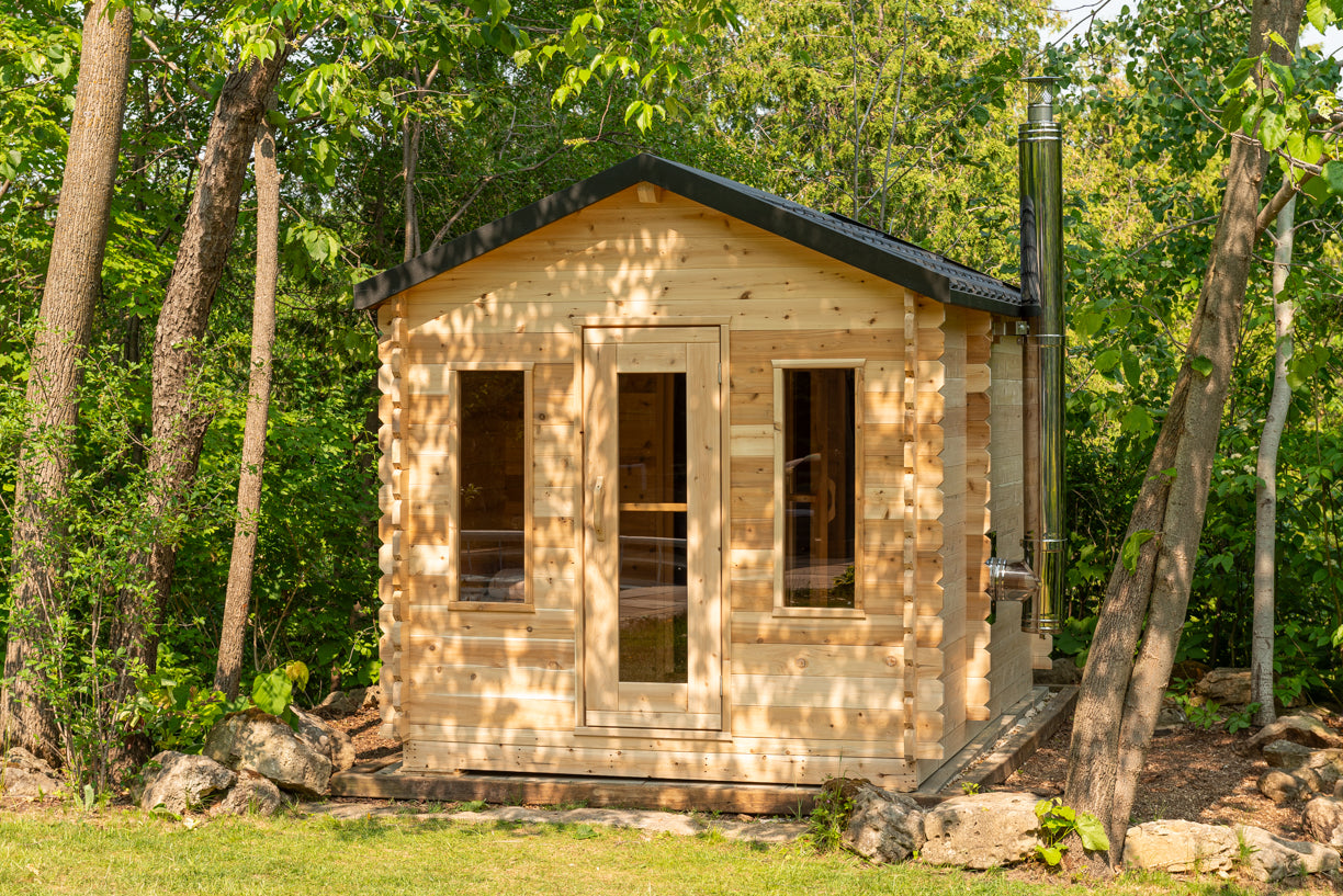 Leisurecraft CT Georgian Cabin Sauna with Changeroom