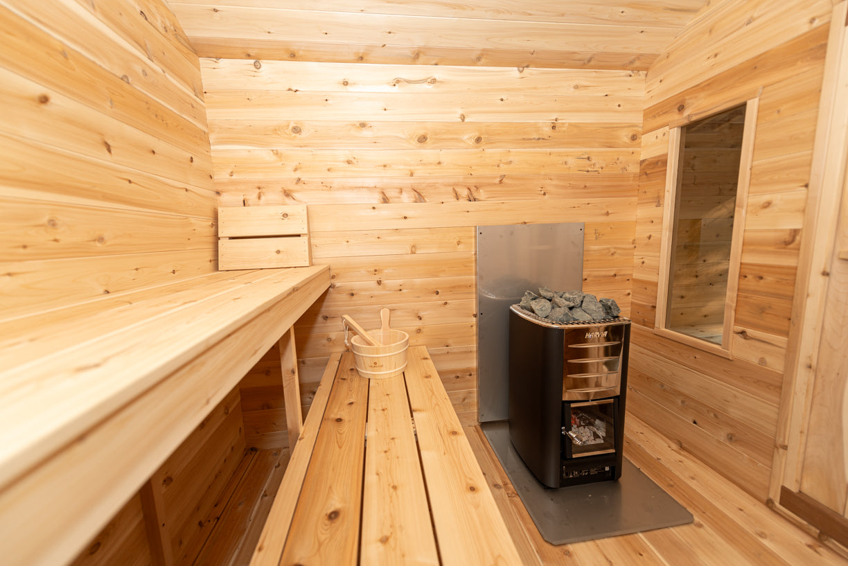 Leisurecraft CT Georgian Cabin Sauna with Changeroom