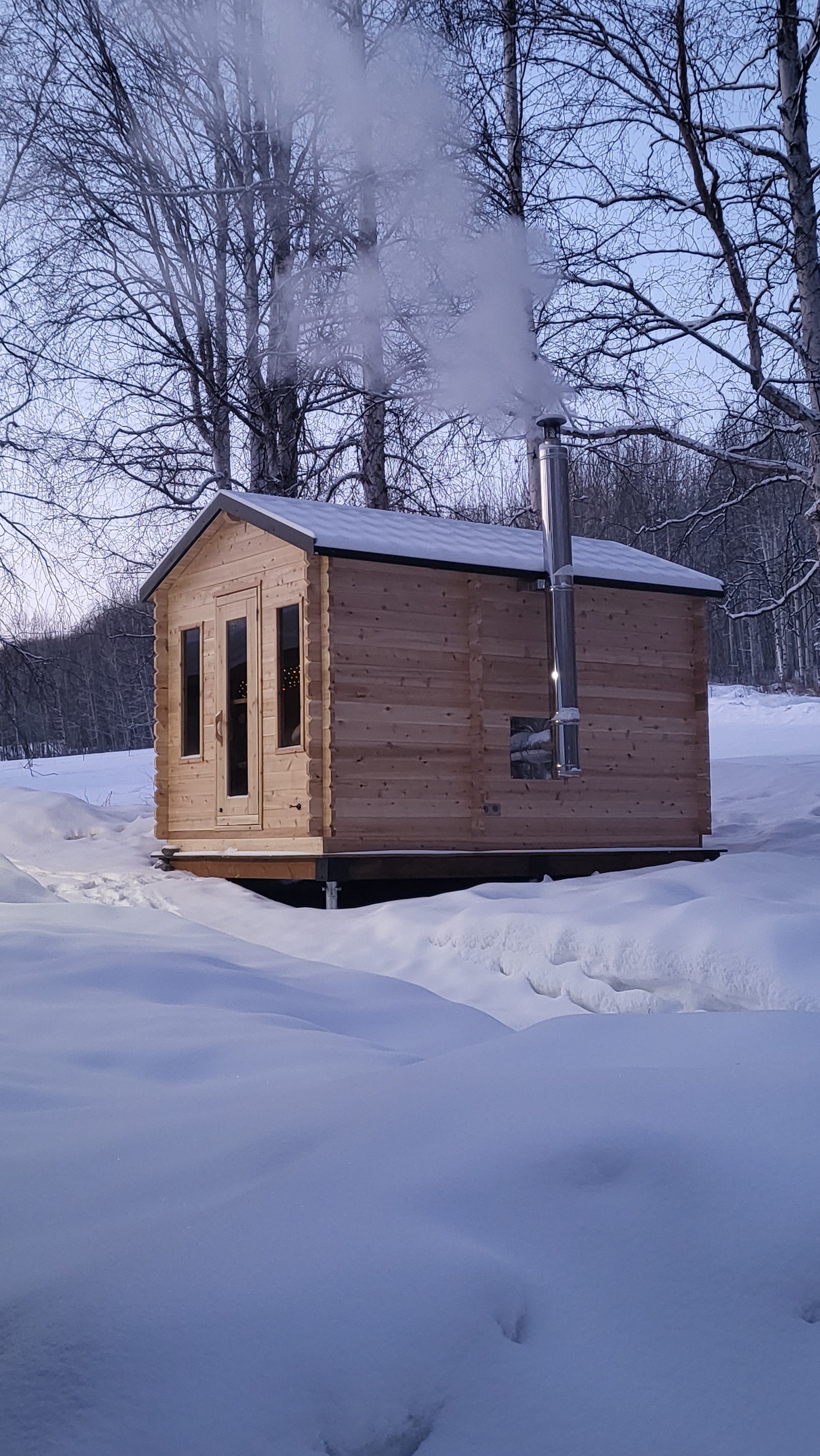 Leisurecraft CT Georgian Cabin Sauna with Changeroom