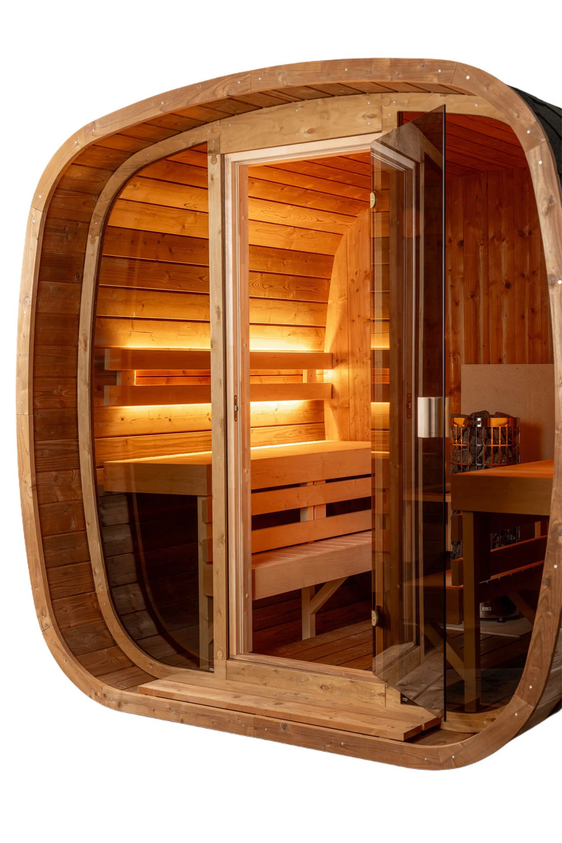 Orivon Wellness Auris Two Luxury Outdoor Cedar Sauna