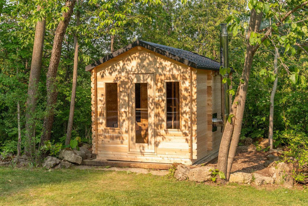 Leisurecraft CT Georgian Cabin Sauna with Changeroom